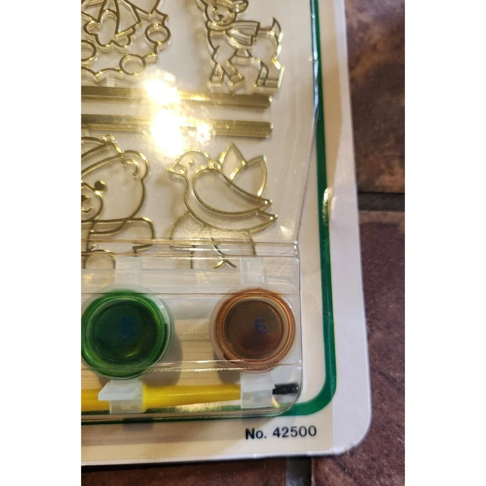 NOS‎ Vintage Craft House 15 Miniature Ornaments Sun Catchers 42500